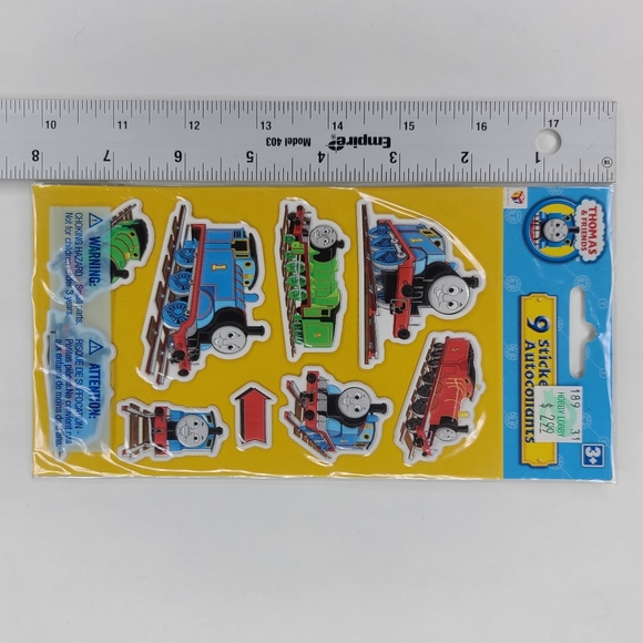 Sandy Lion Stickers Thomas & Friends 9 Stickers Autocollants Puffy Sticker Sheet - Picture 2 of 6